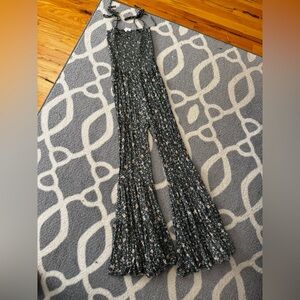 Storia Floral Black Jumpsuit